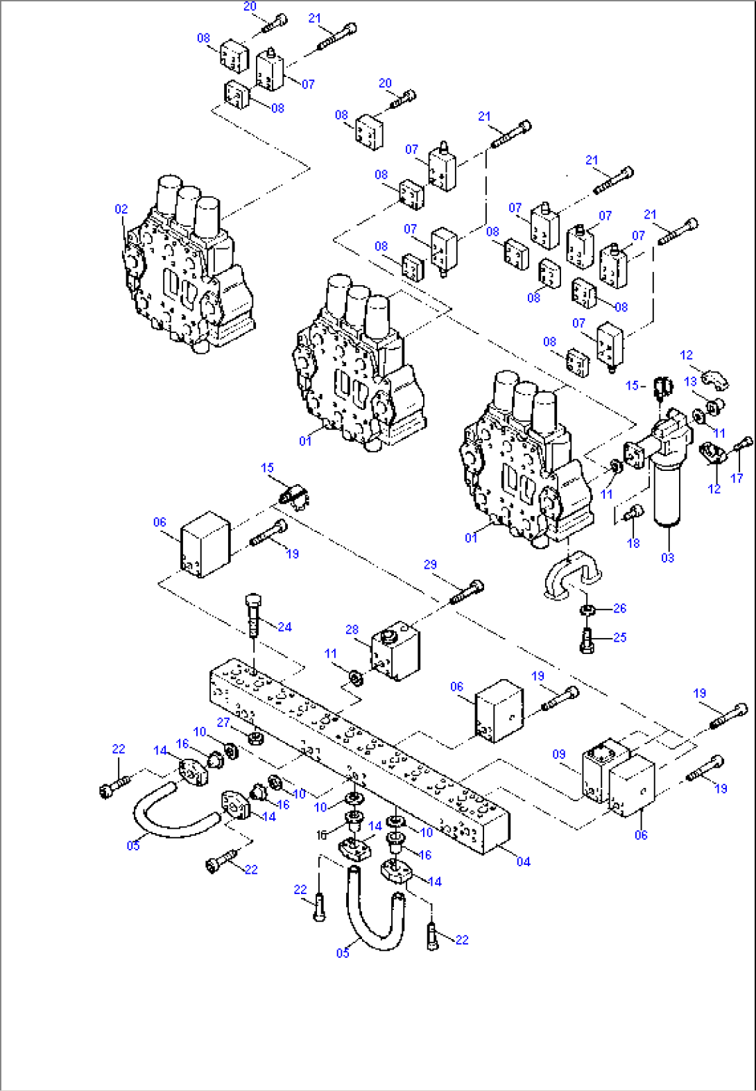 Manifold - Control Blocks and H.P. Filter
