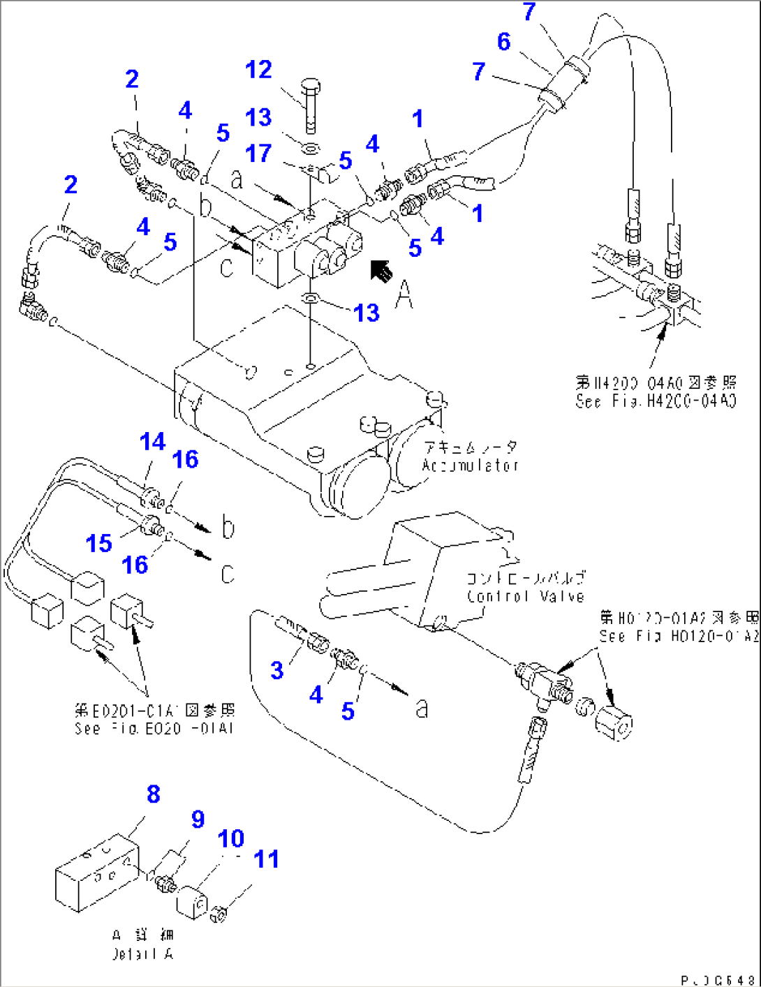 HYDRAULIC PIPING (E.C.S.S. LINE) (1/2)