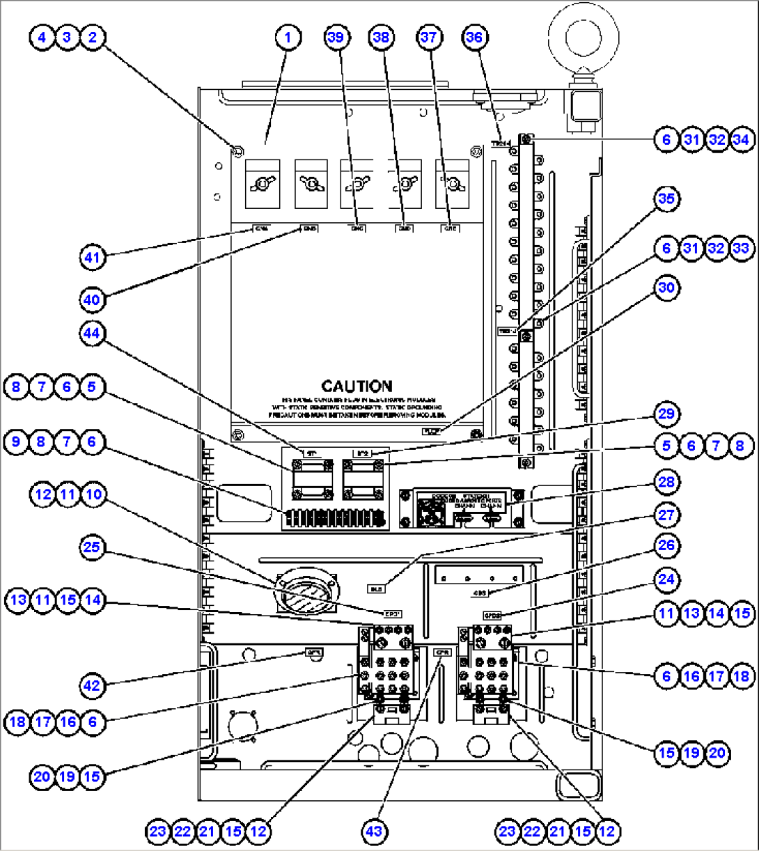 CONTROL CABINET (RIGHT DOOR)