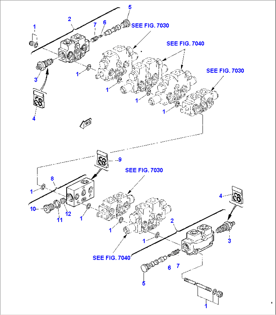 6-SPOOL CONTROL VALVE (1st PART)