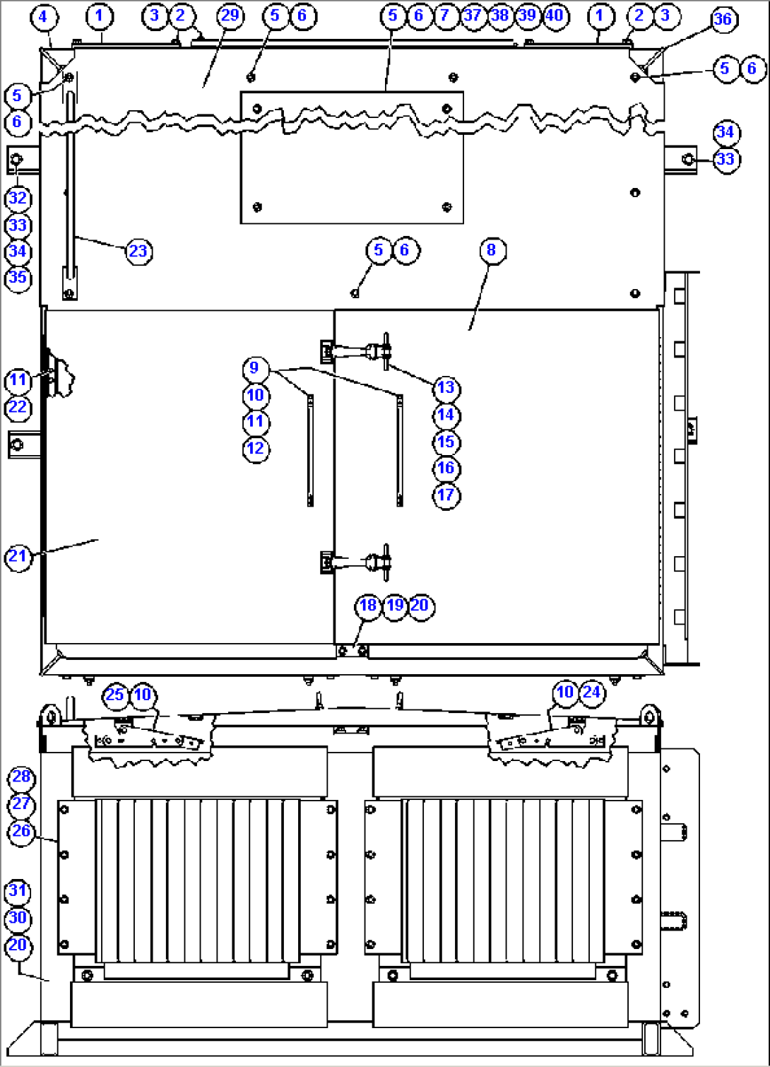 BLOWN GRID - 3 STEP, 18 ELEMENT