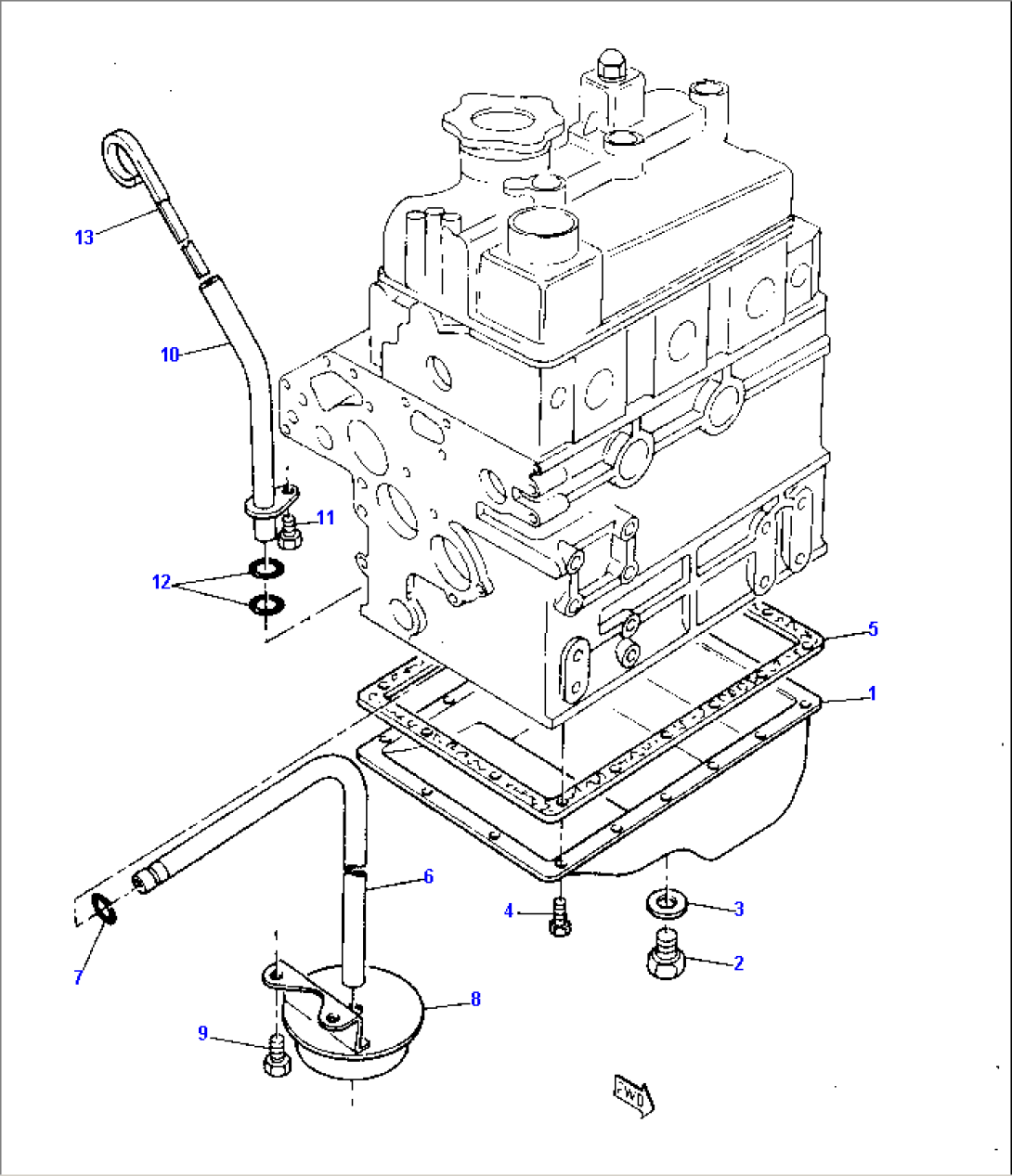 LUBRICATING OIL SUMP