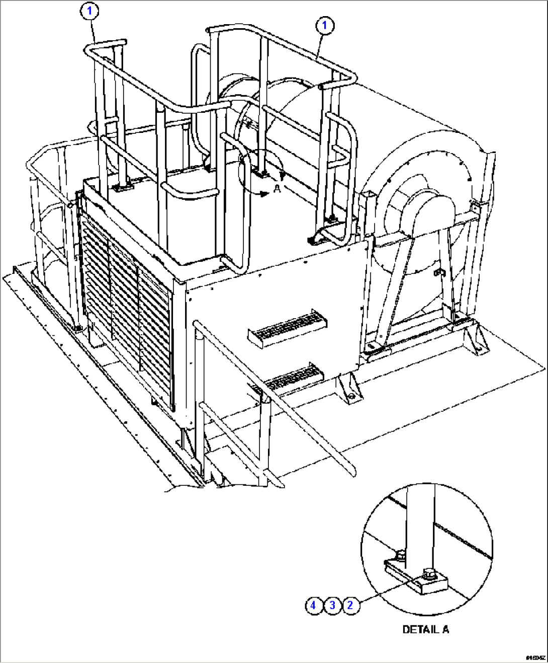 RETARDING GRID HANDRAILS