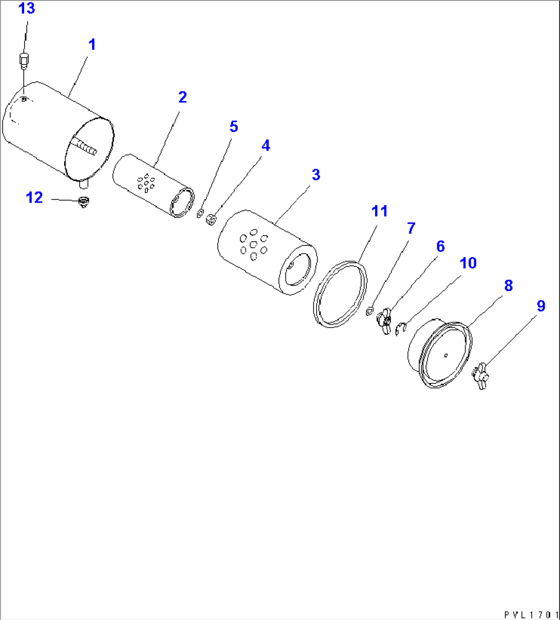 AIR CLEANER (INNER PARTS)(#10001-10999)
