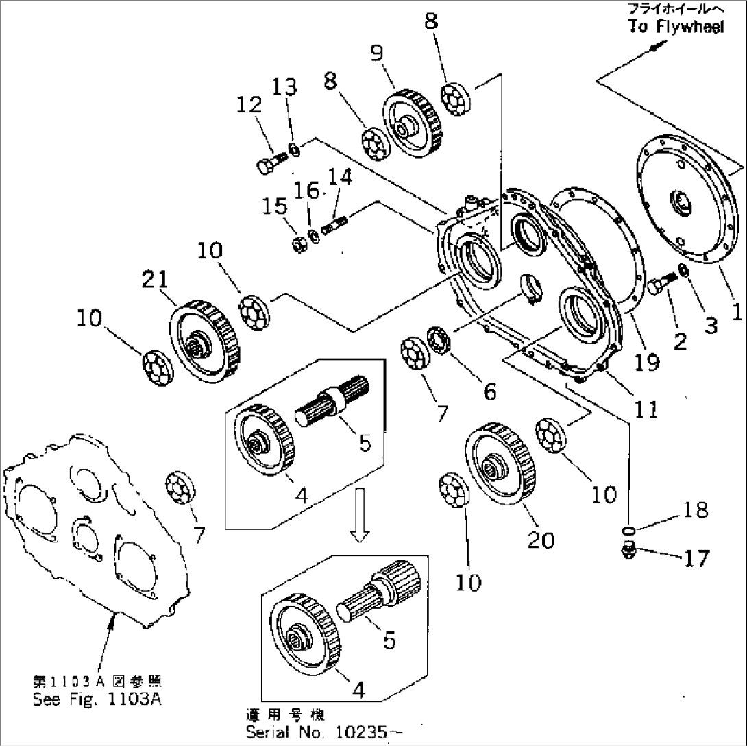POWER TAKE OFF (1/2)(#10172-)