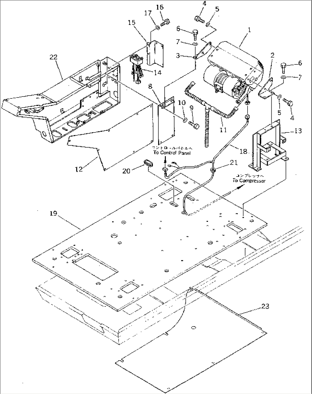 CAR COOLING PIPING (1/2)(#1601-1861)