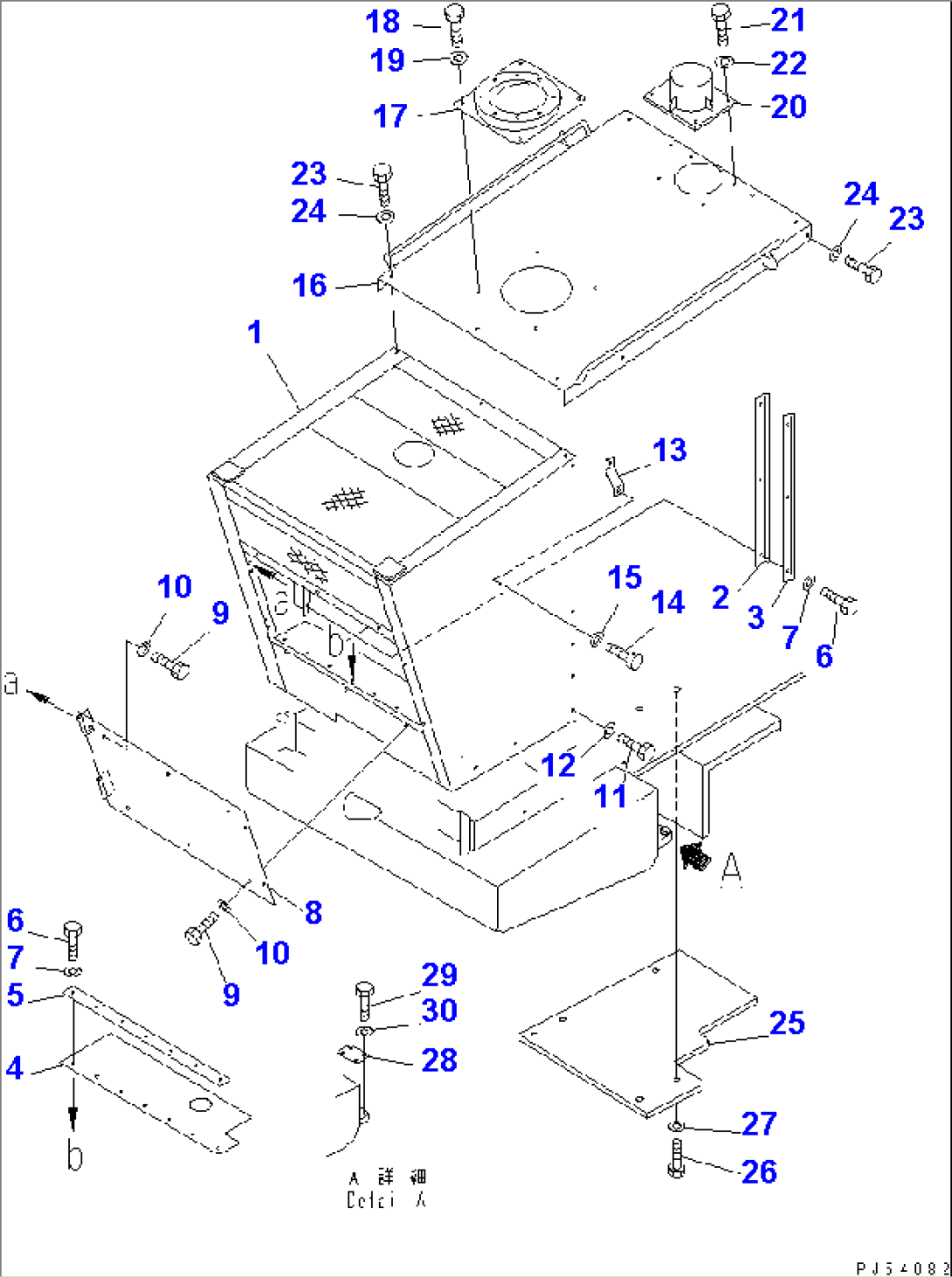 RADIATOR GUARD AND ENGINE HOOD (TBG SPEC.)(#11062-11062)