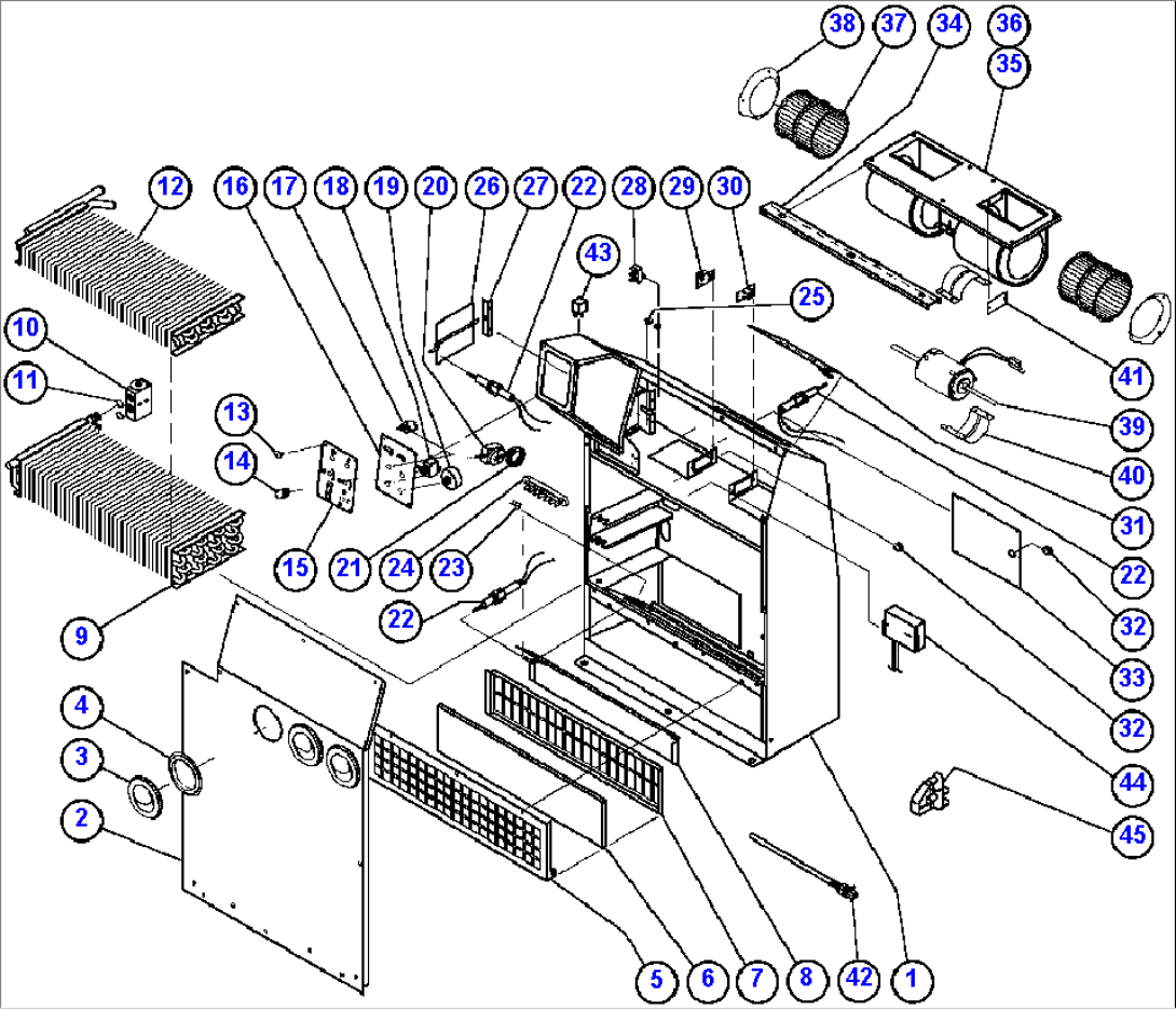 HEATER/AIR CONDITIONER ASSM - 2 (SM5270)