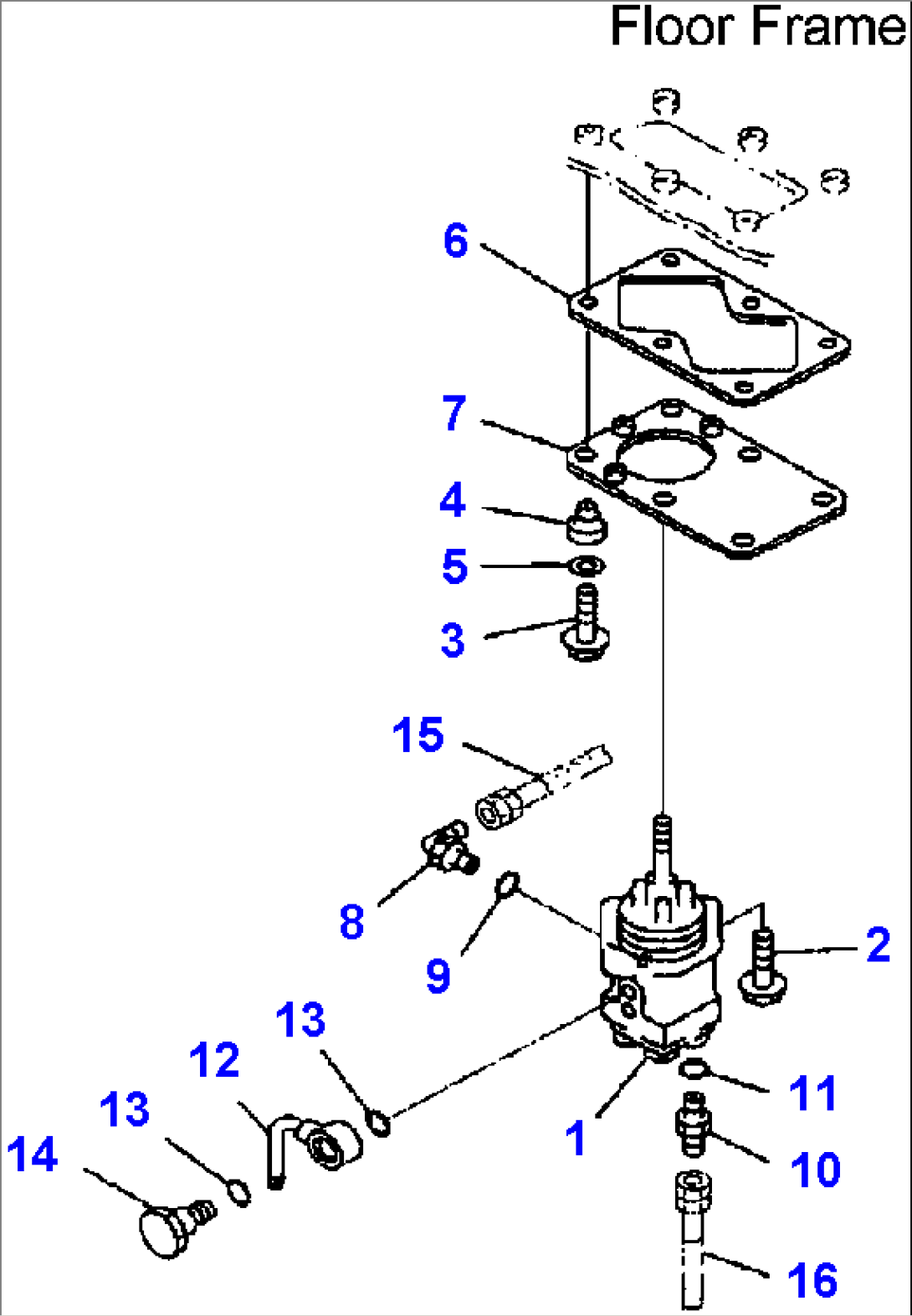 K4200-03A0 FLOOR PPC VALVE MOUNTING