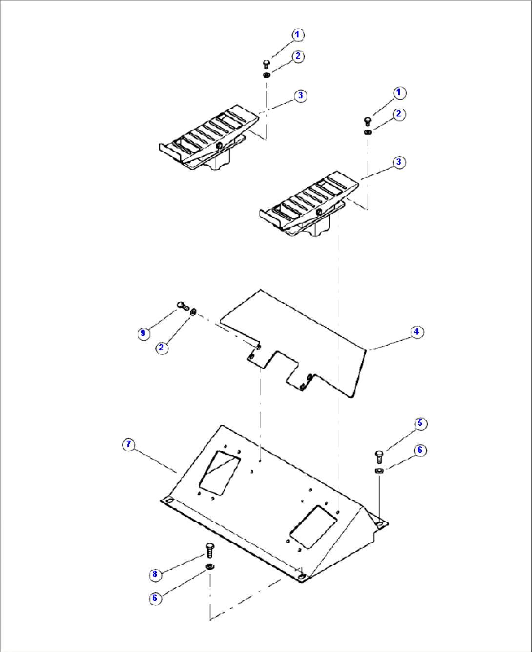 K2450-01A0 FOOT CONTROL PEDAL