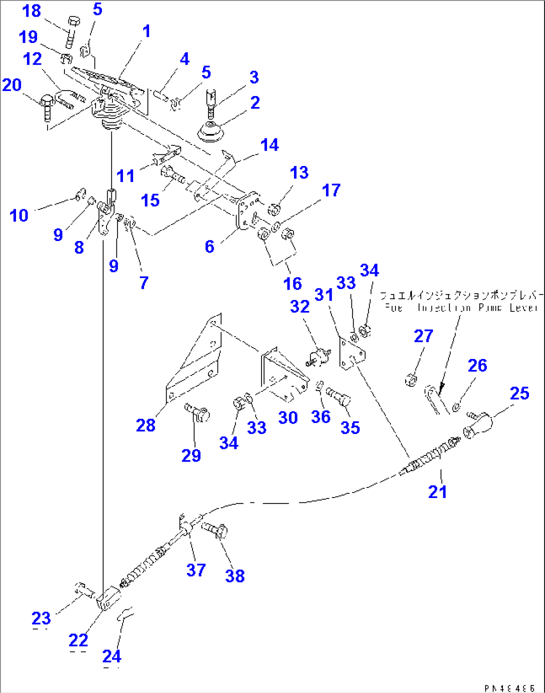 ACCELERATOR PEDAL AND LINKAGE(#50001-)