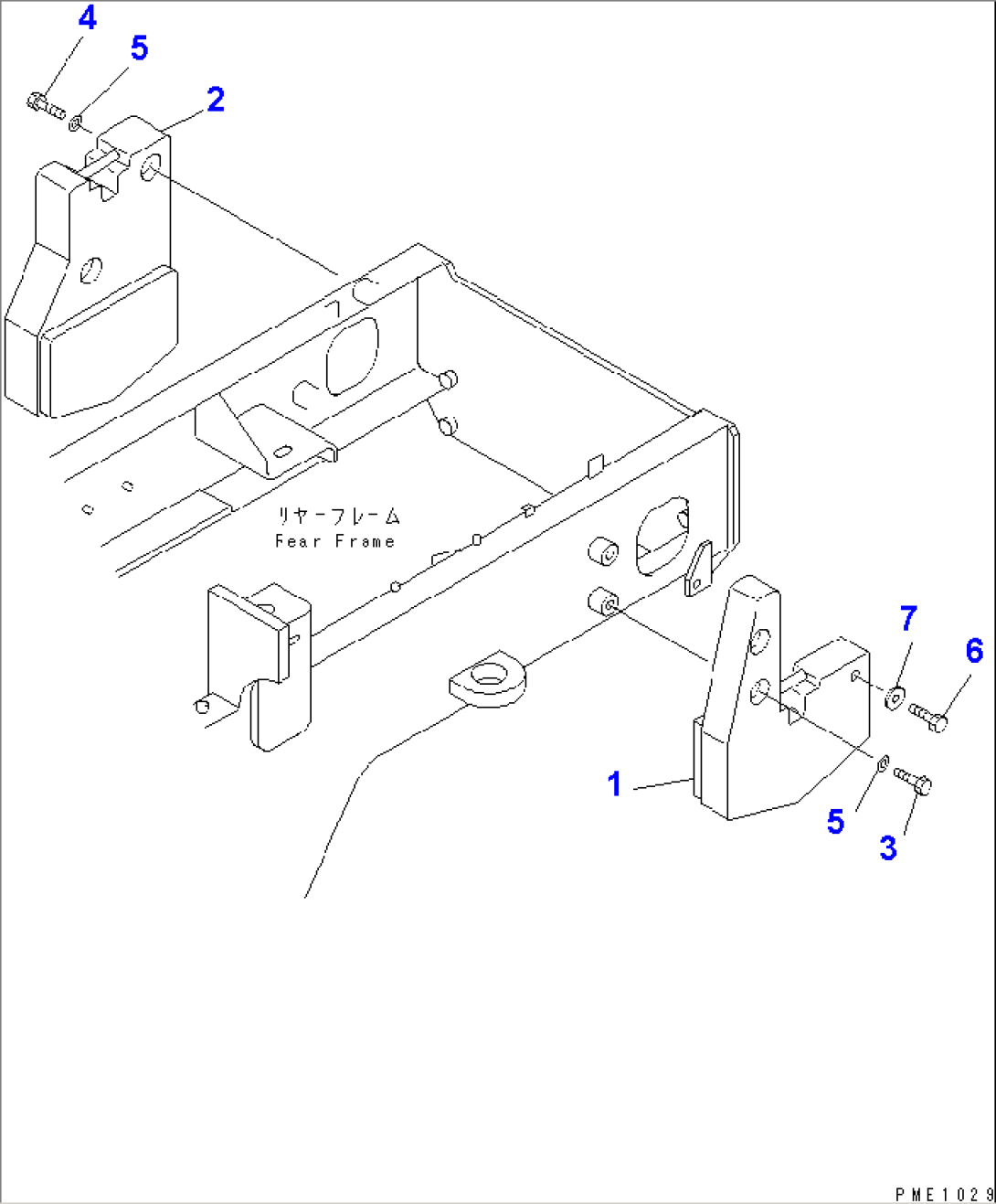 ADDITIONAL COUNTER WEIGHT(#50001-)