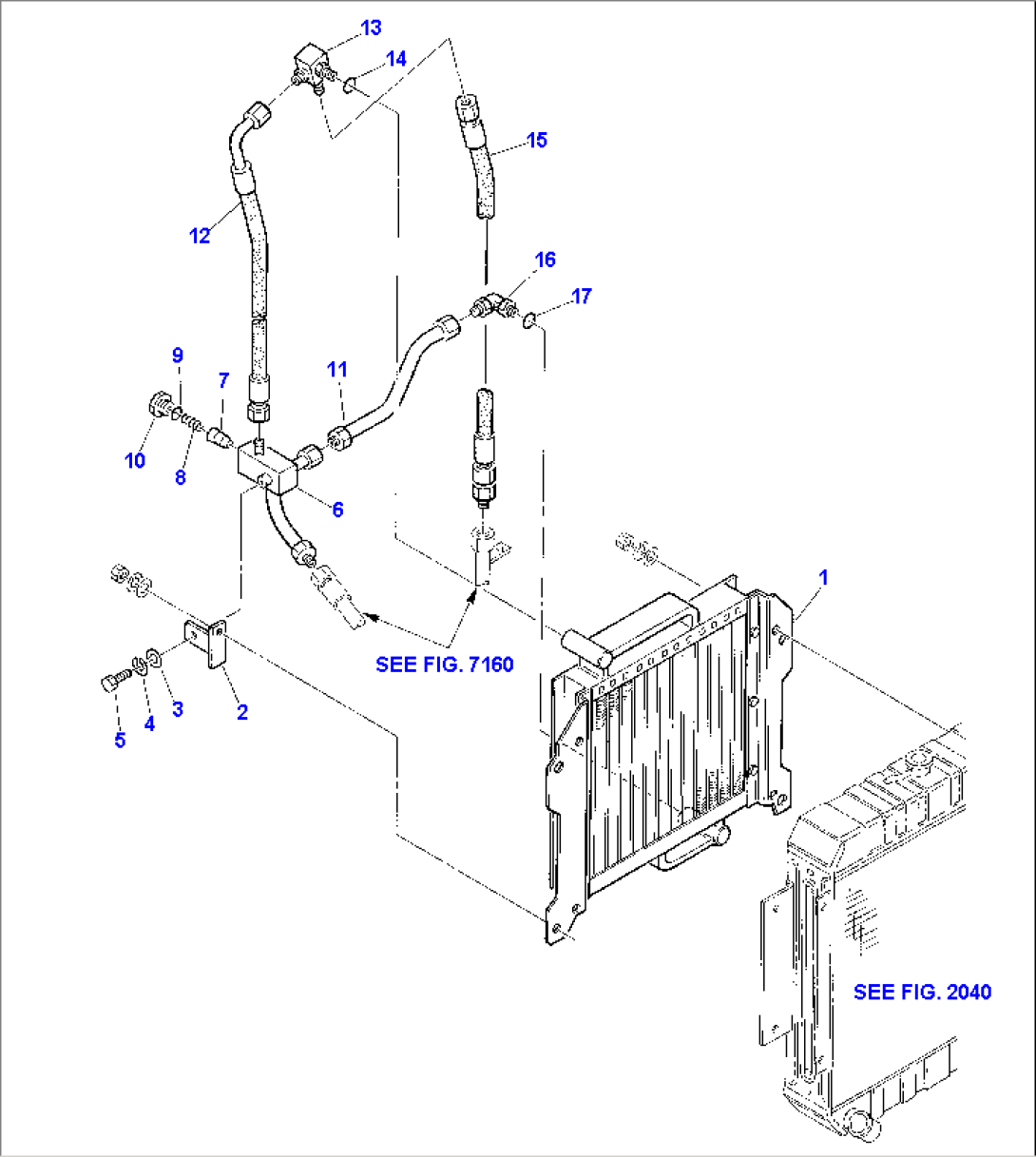 HYDRAULIC PIPING (EXCHANGER)