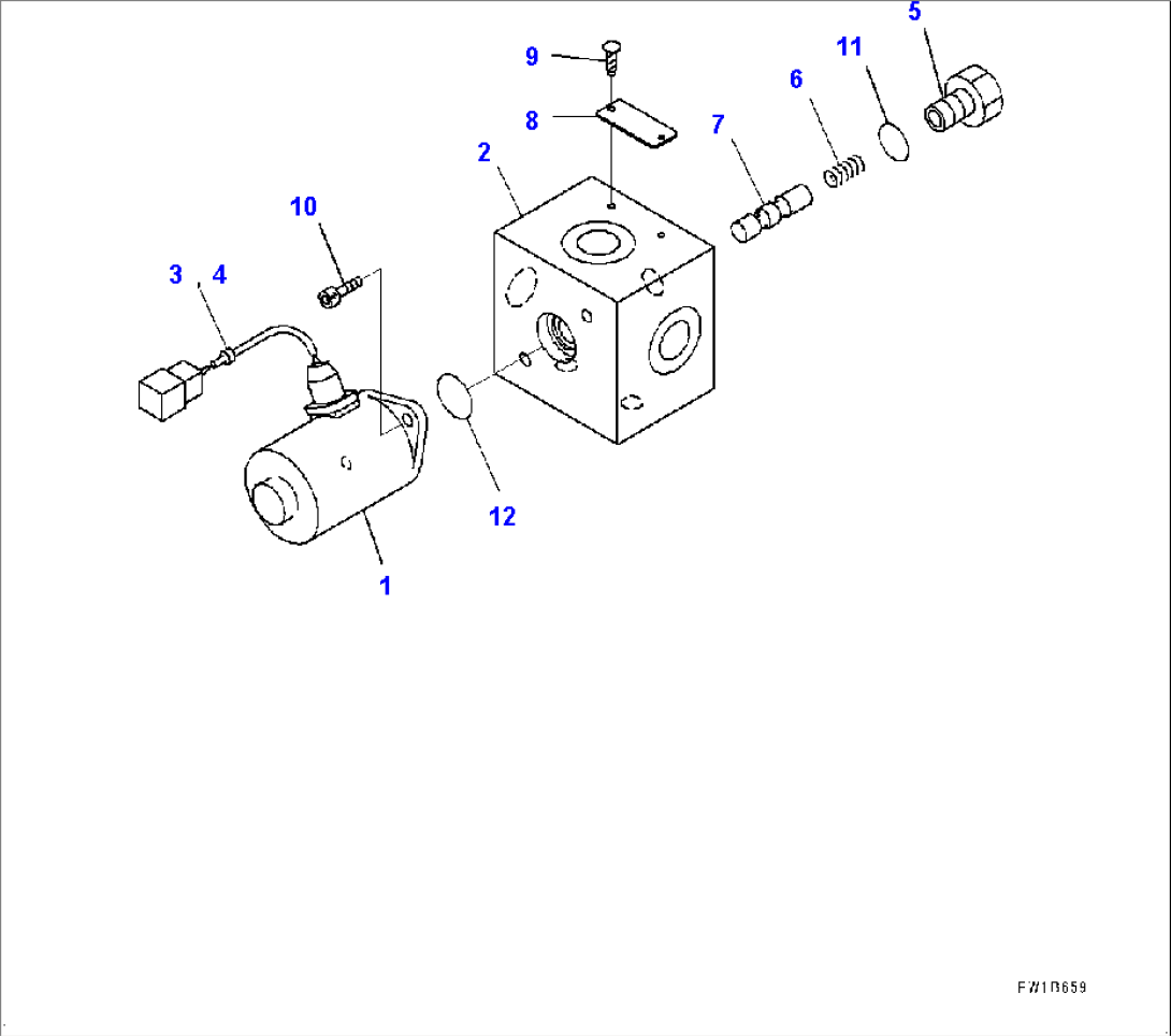 Solenoid Valve, Inner Parts (1/2) (#65001-)