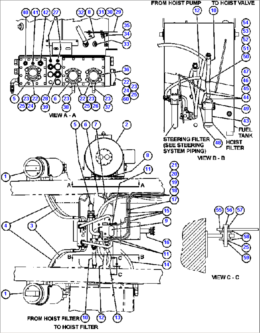 HYDRAULIC SYSTEM PIPING