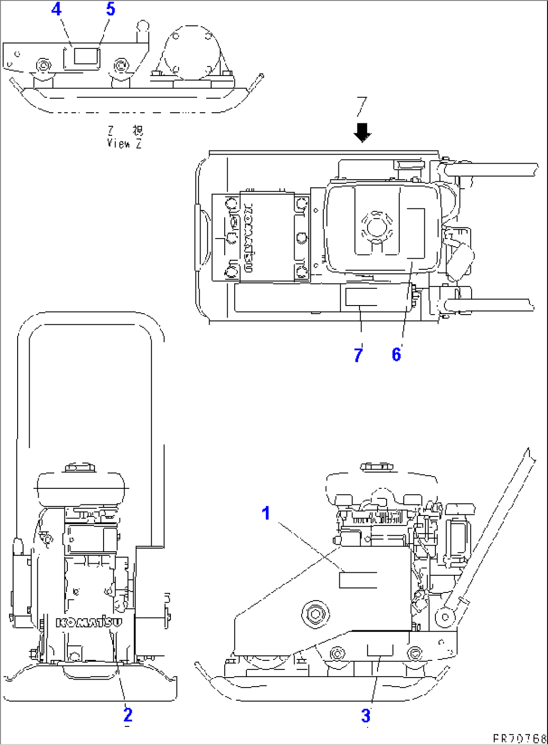 MARKS AND PLATES