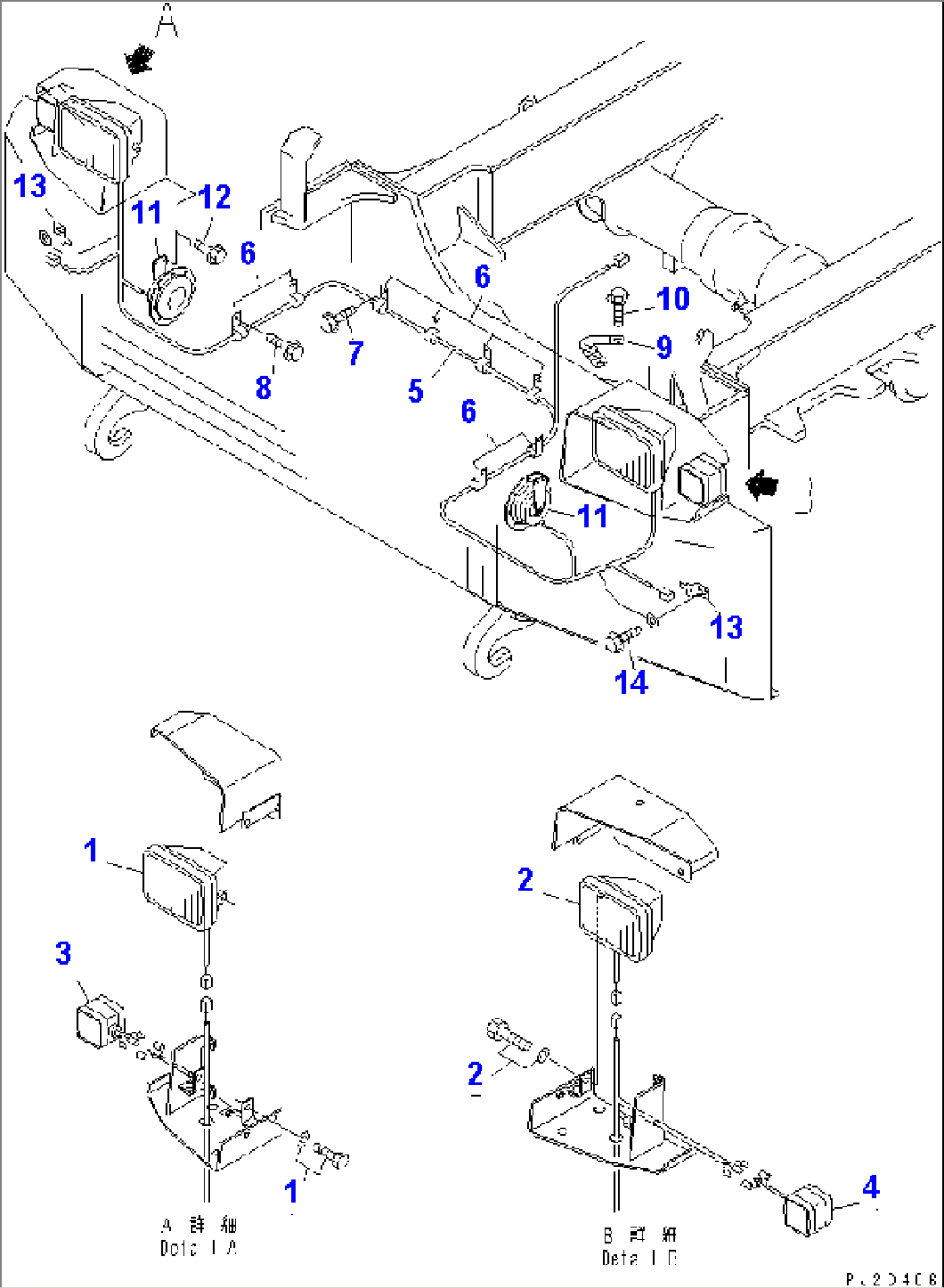 HEAD LAMP AND HARNESS