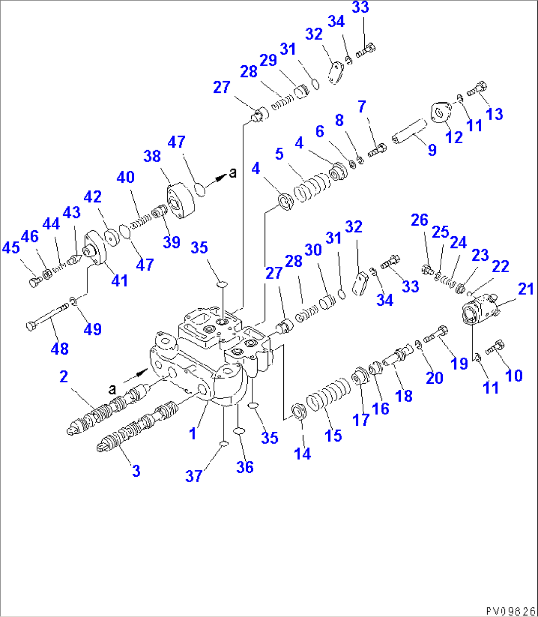 HYDRAULIC TANK AND CONTROL VALVE (3/5) (FOR HYDRAULIC RIPPER)