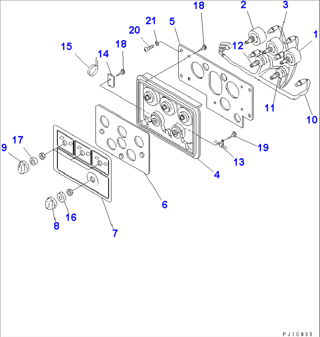 CONTROL PANEL (FOR AIR CONDITIONER)