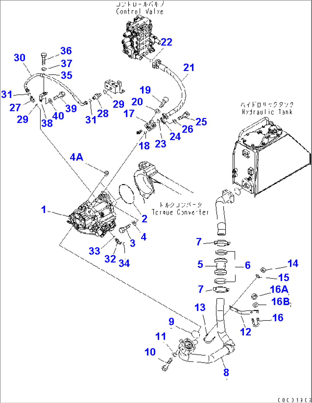 POWER LINE OIL PIPING (H.S.S.MOTOR LINE)