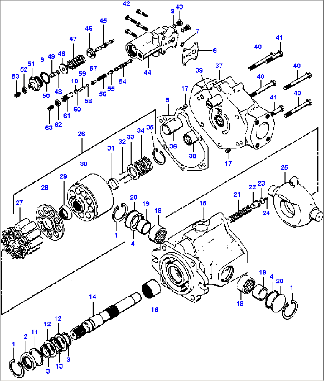 FIG. H5150-01A0 HYDRAULIC SYSTEM PUMP