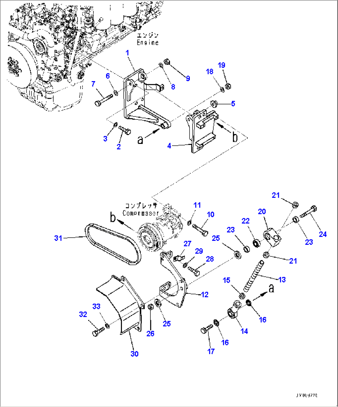Engine Related Parts, Air Conditioner Compressor Mounting (#5143-)
