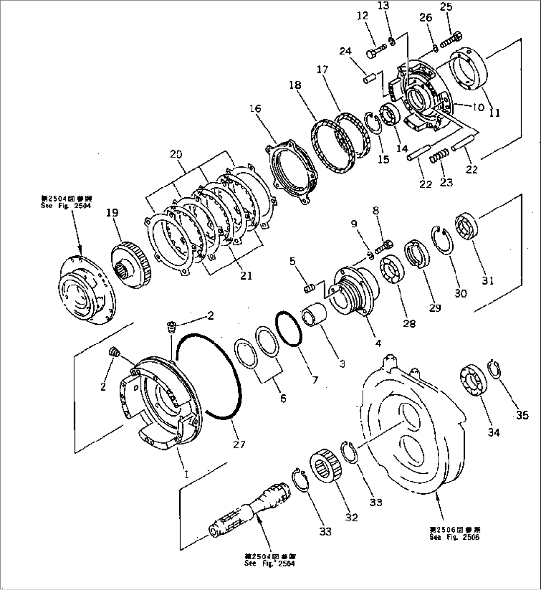 TRANSMISSION (1ST HOUSING) (5/7)