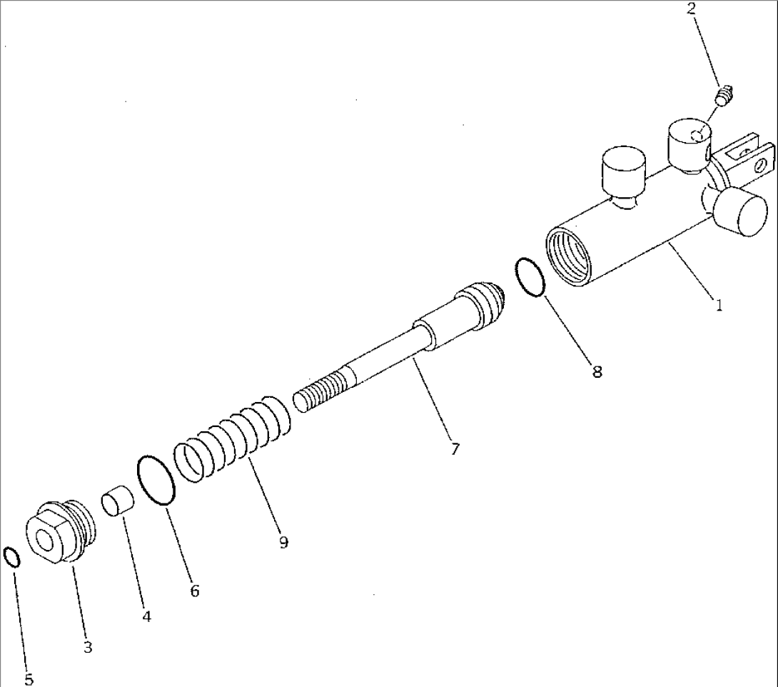 STEERING BRAKE CYLINDER (FOR MONO LEVER STEERING)
