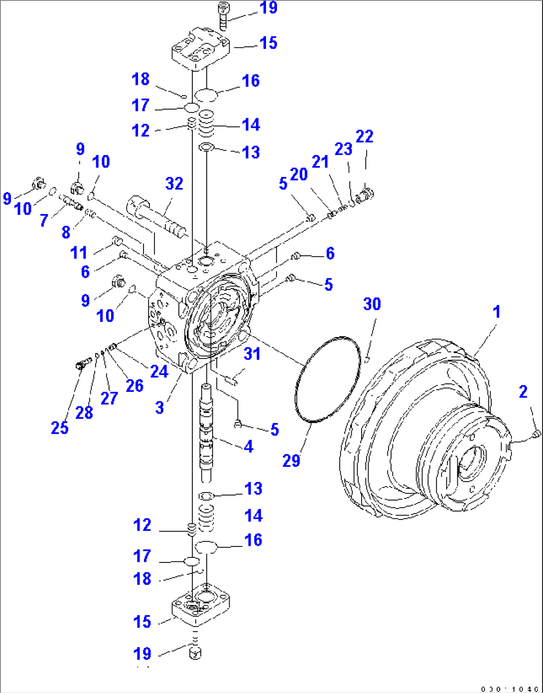 TRAVEL MOTOR (1/3)
