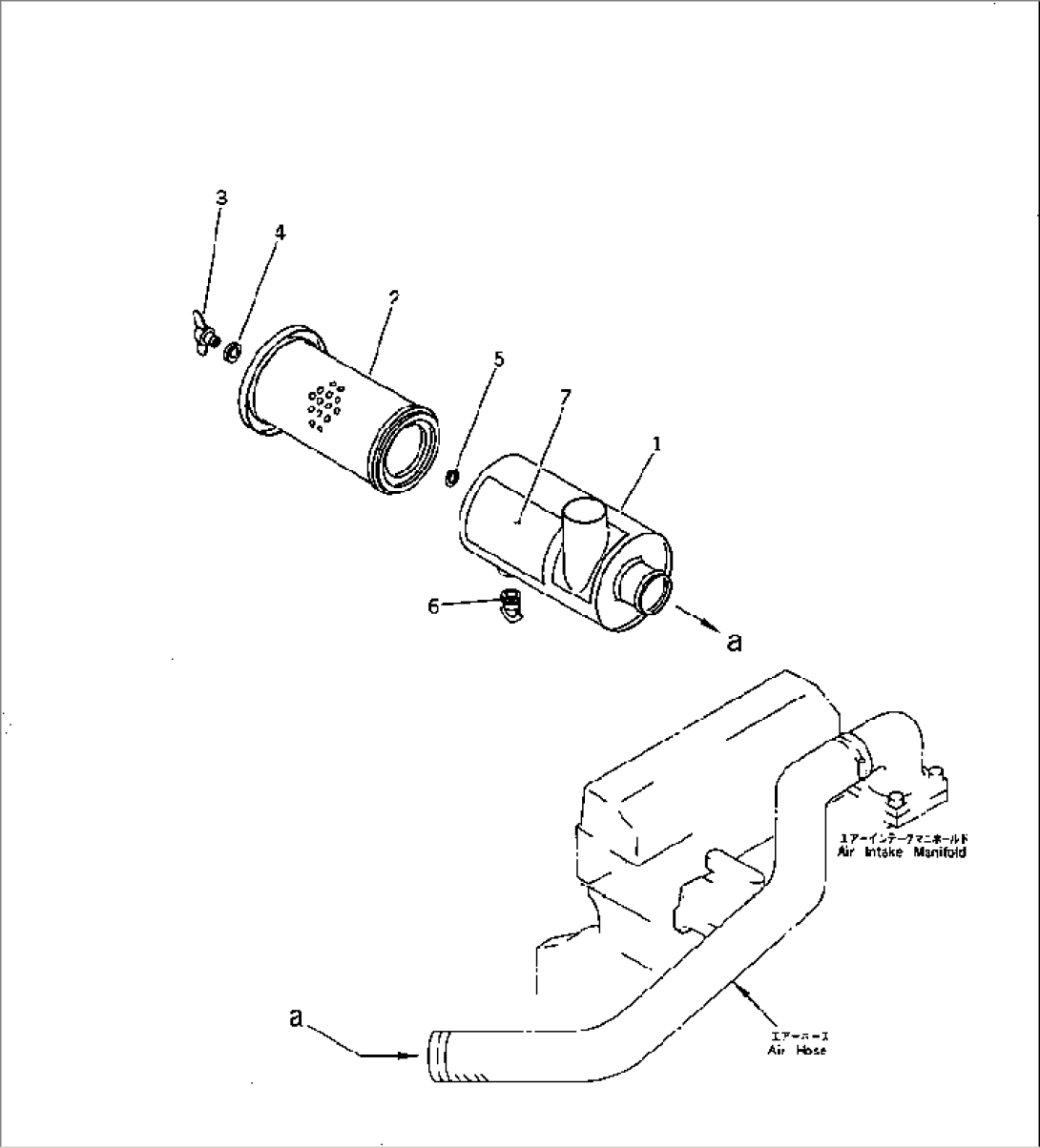 AIR CLEANER (SINGLE ELEMENT TYPE)