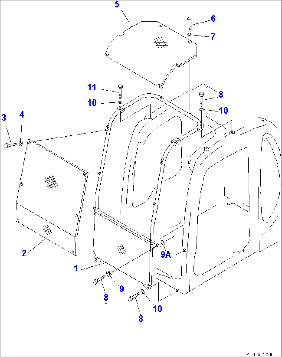 FRONT GUARD (FULL)(#40001-46932)