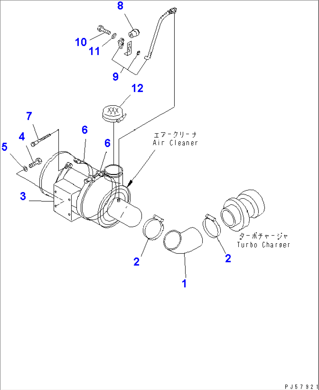 AIR CLEANER CONNECTION PARTS(#5001-5999)