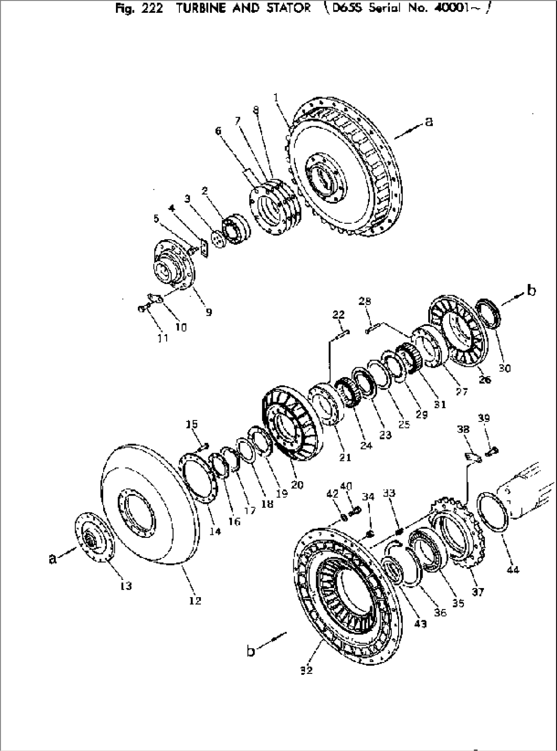 TURBINE AND STATOR