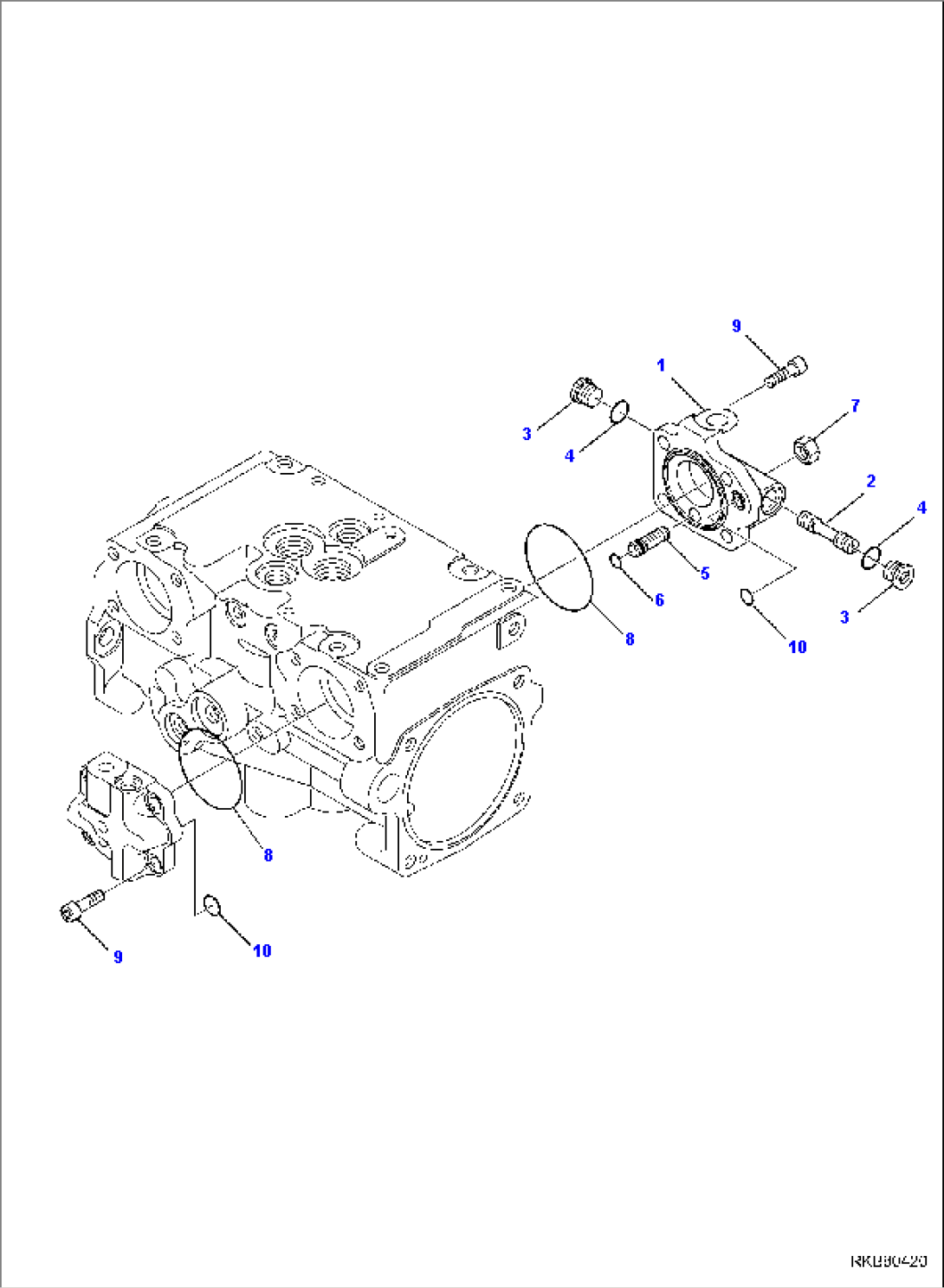 HYDRAULIC PUMP (STANDARD) (7/13)
