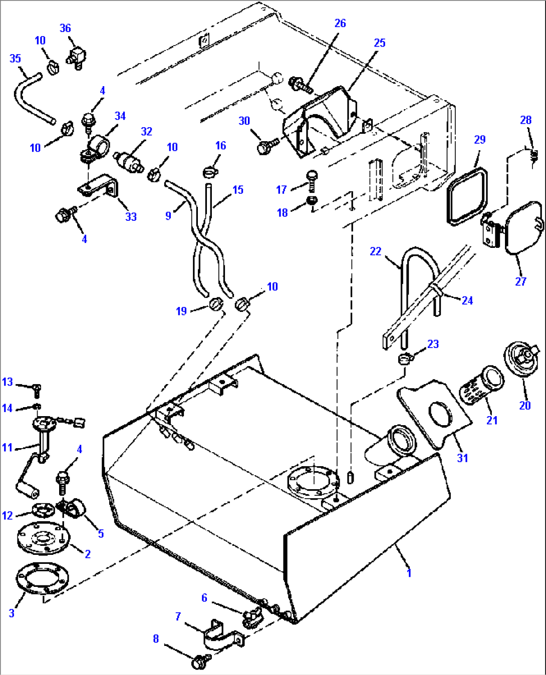 FIG NO. D0100-02A0 FUEL SYSTEM