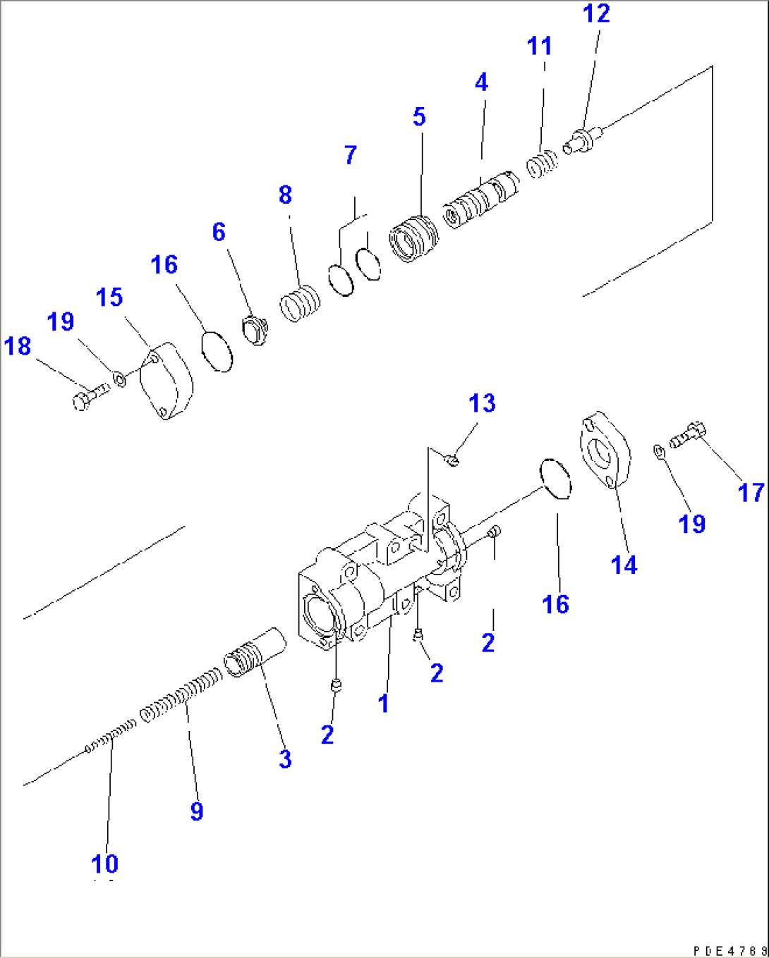 TRANSMISSION MODULATION VALVE (FOR EMERGENCY STEERING)(#53001-54000)
