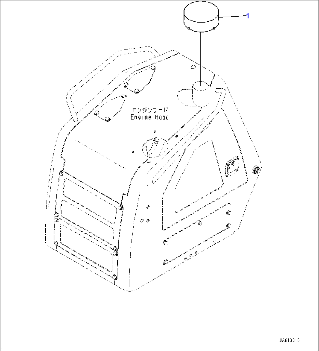 Engine Related Parts, Pre-cleaner (#80001-)