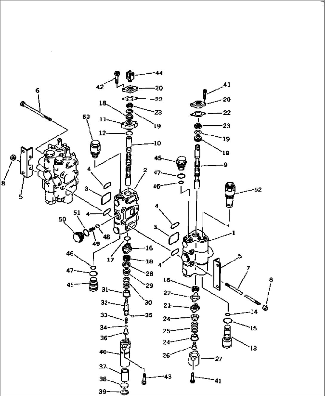 WORK EQUIPMENT VALVE (1/3) (ABLE TO AVAIL FOR RIPPER)