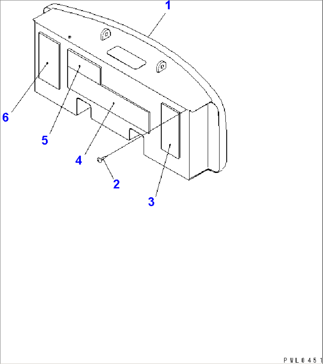 COUNTER WEIGHT (8890KG)