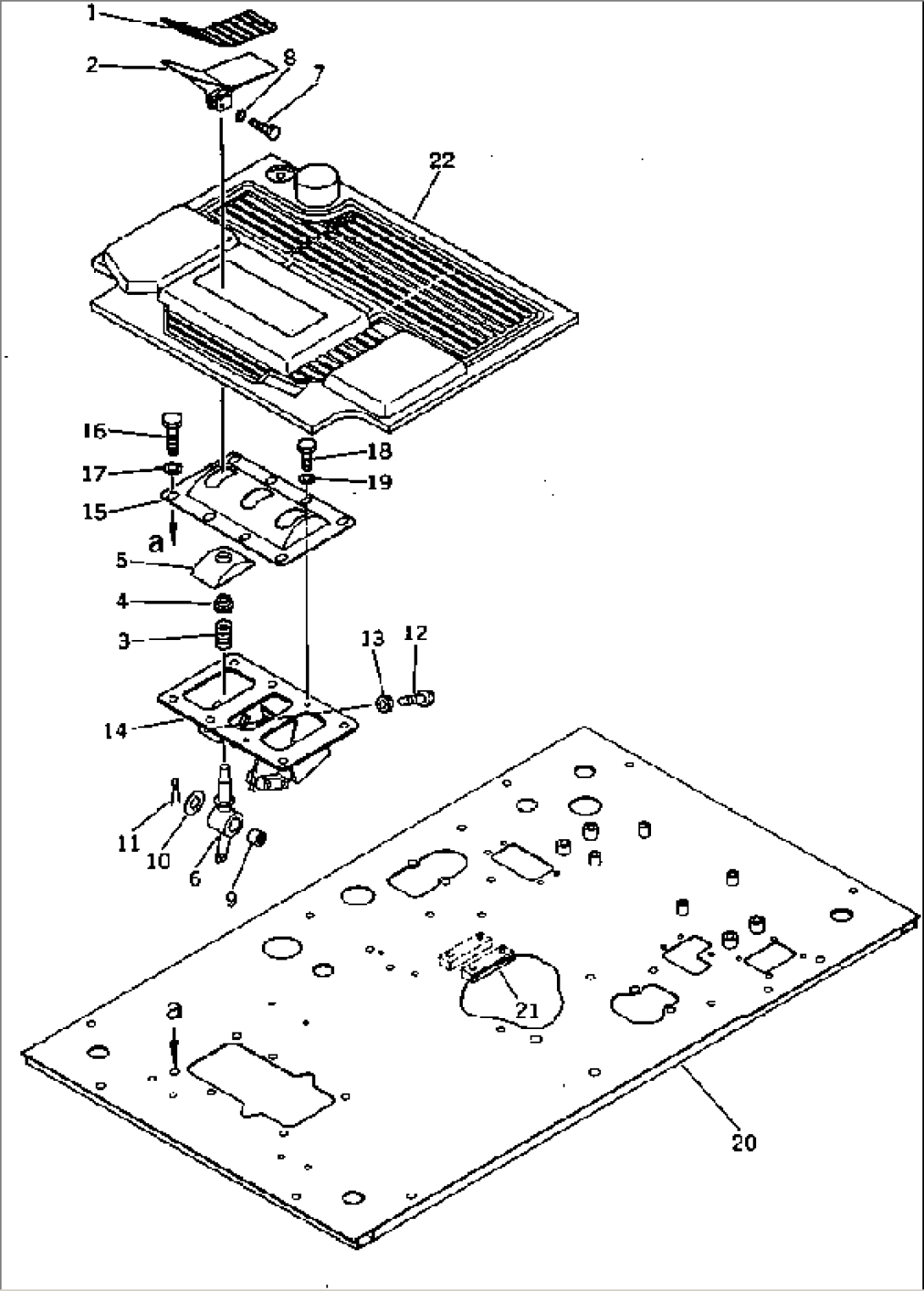 CONTROL PEDAL (FOR ADITIONAL PIPING) (FOR WRIST CONTROL)(#20001-23894)
