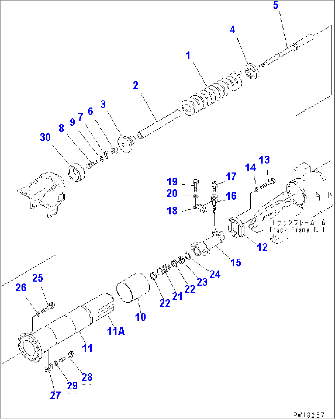 RECOIL SPRING (R.H.)