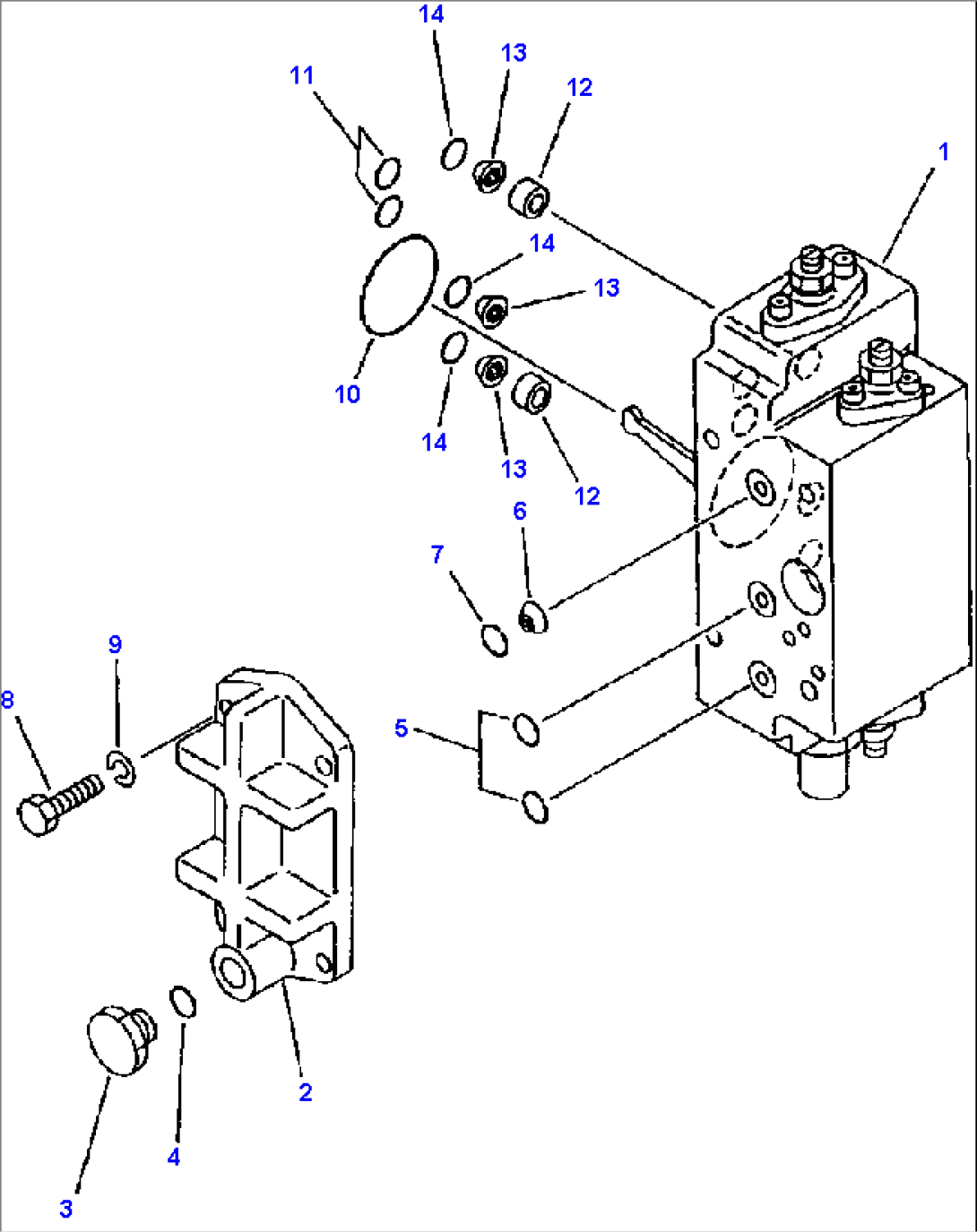 FIG NO. 6010 LOADER PUMP (SERVO VALVE, REAR 1/2) (10/11)