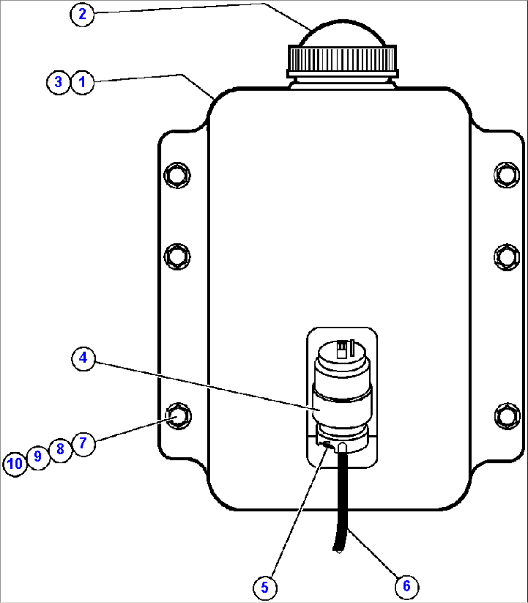 WINDSHIELD WASHER INSTL