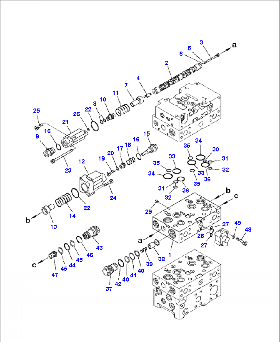 H0120-06A0 CONTROL VALVE 2-SPOOL VALVE (6/8)