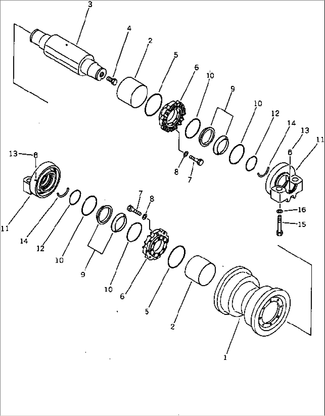 TRACK ROLLER (SINGLE FLANGE)