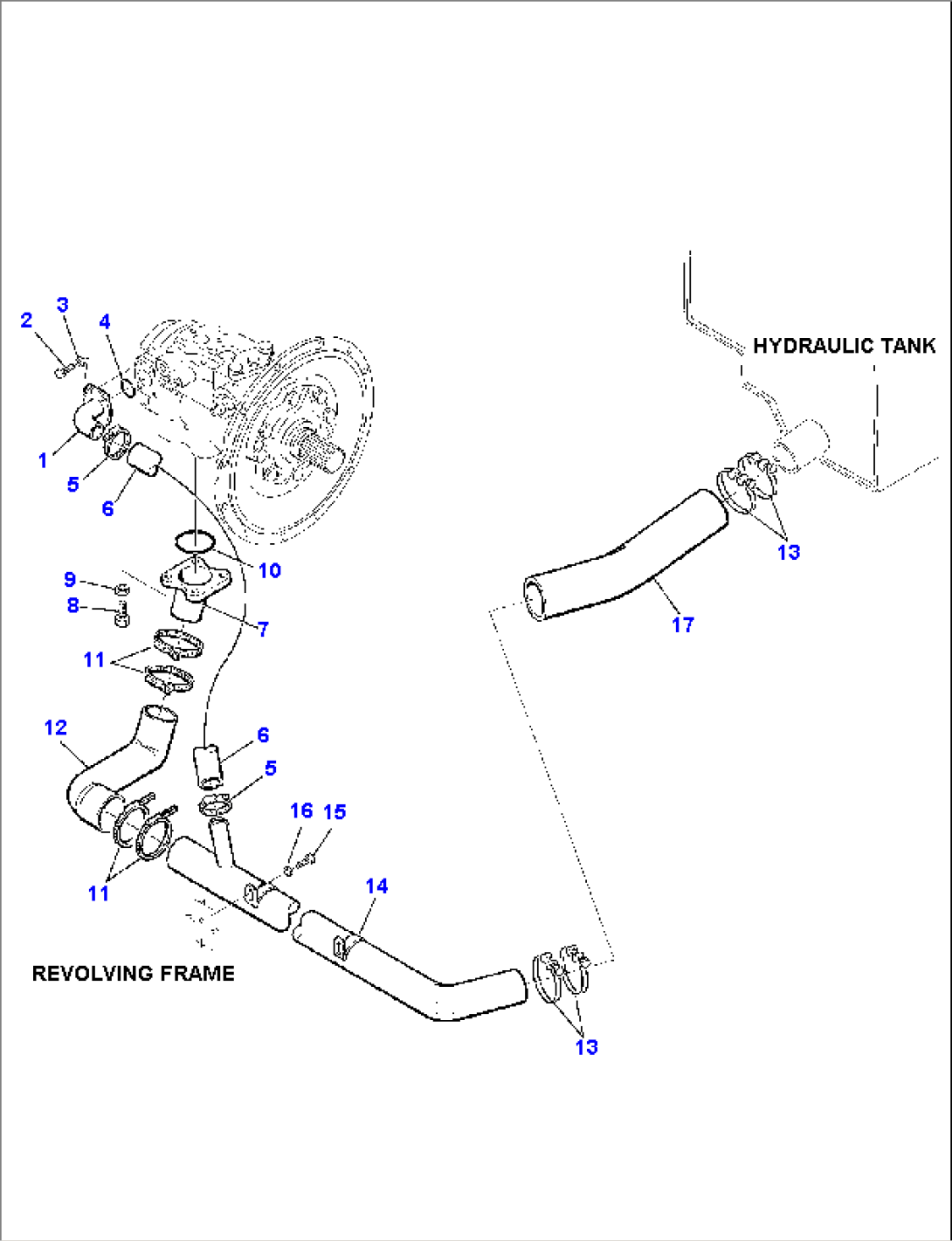 HYDRAULIC PIPING (SUCTION LINE)