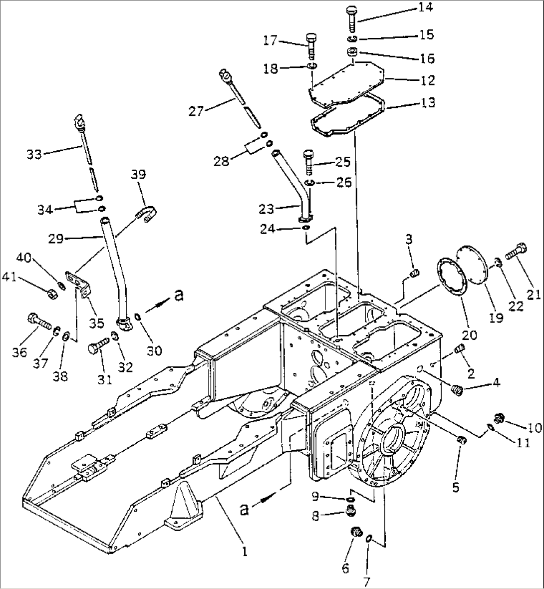 STEERING CASE AND MAIN FRA