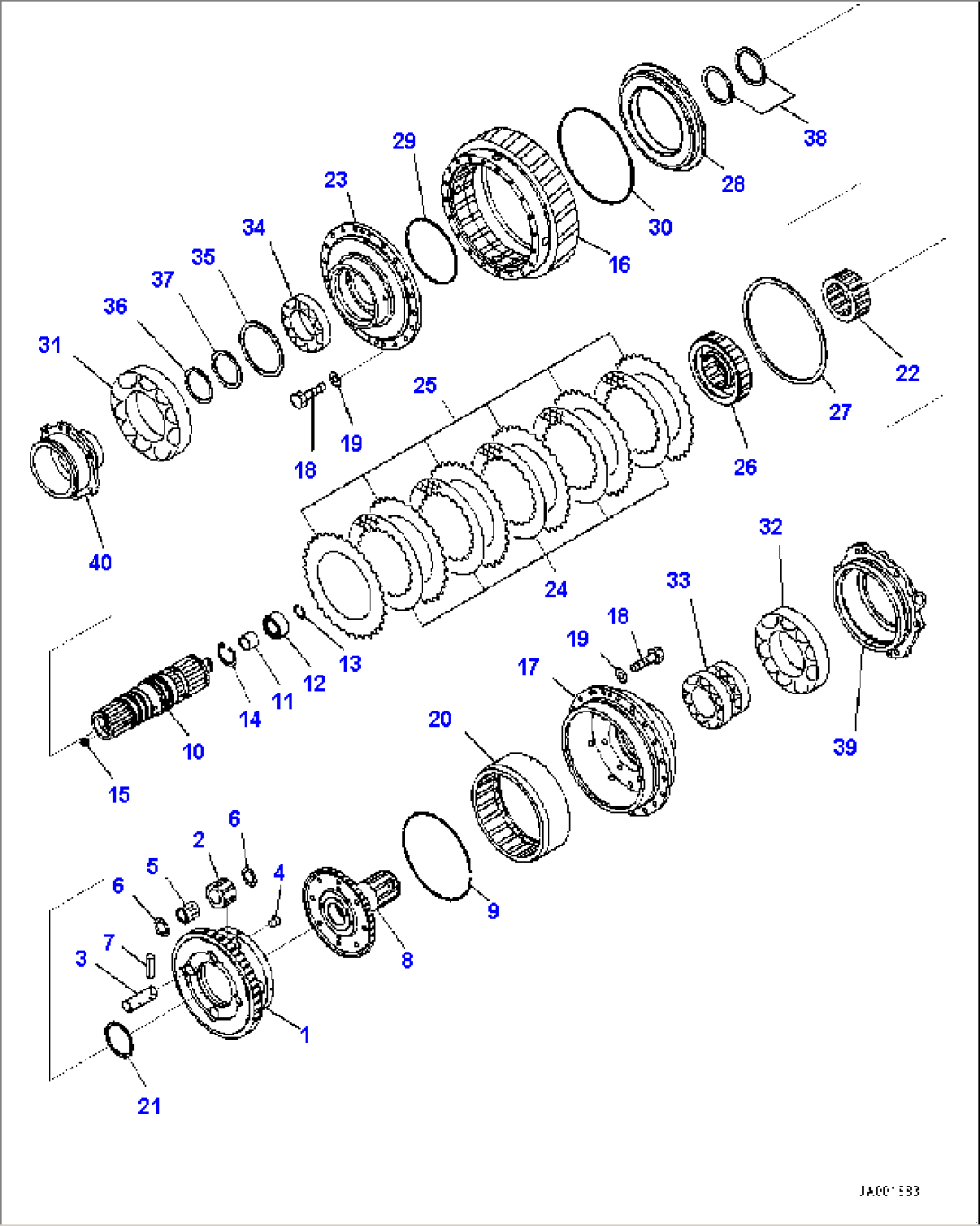 Torque Converter and Transmission, Differential (#2785-2854)
