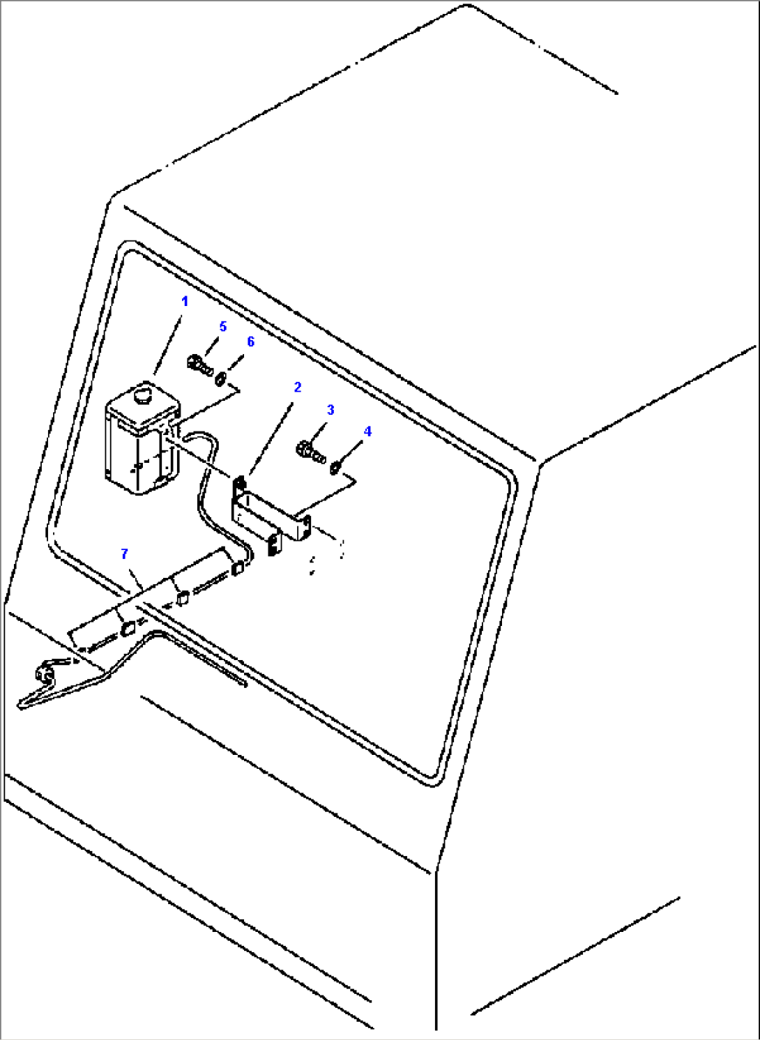 WINDOW WASHER ASSEMBLY