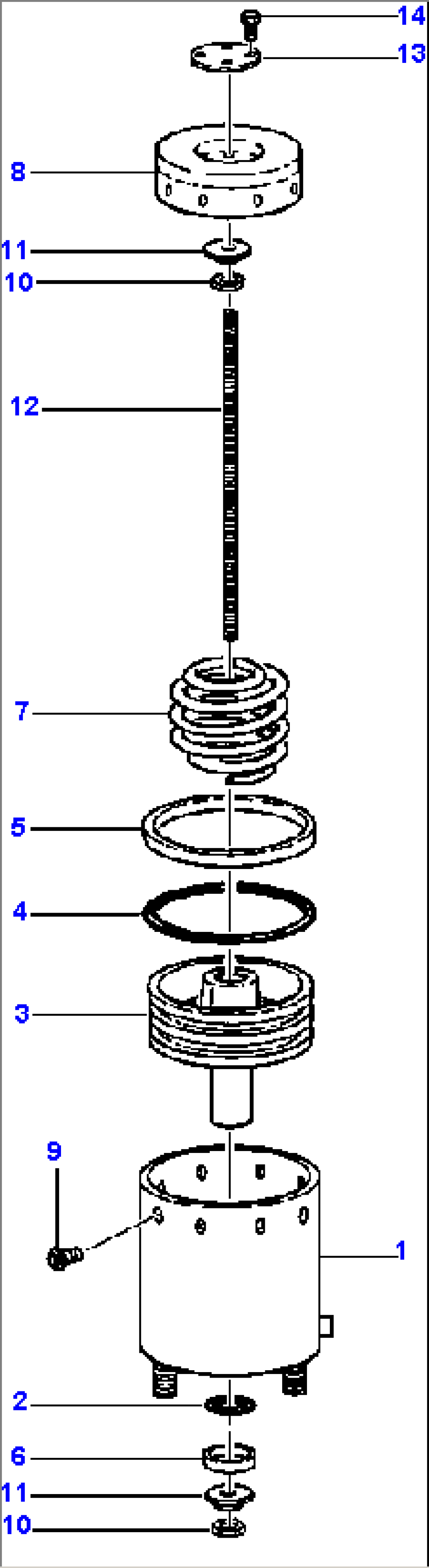 PARKING BRAKE AIR CYLINDER